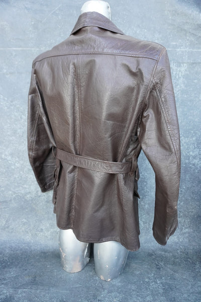 Albert Richard Co - Chevro Kid Goatskin Action Kit Sportswear Leather Coat  A3252