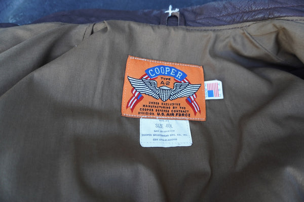 Cooper USA Type A-2 Brown Leather Jacket A3255