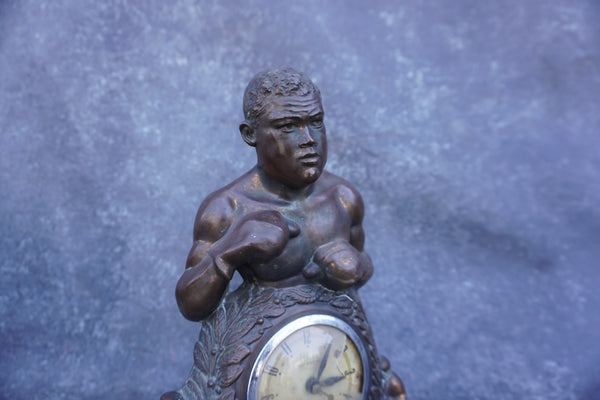 Joe Louis World Champion Clock, United Self Starting, Non Working A3301