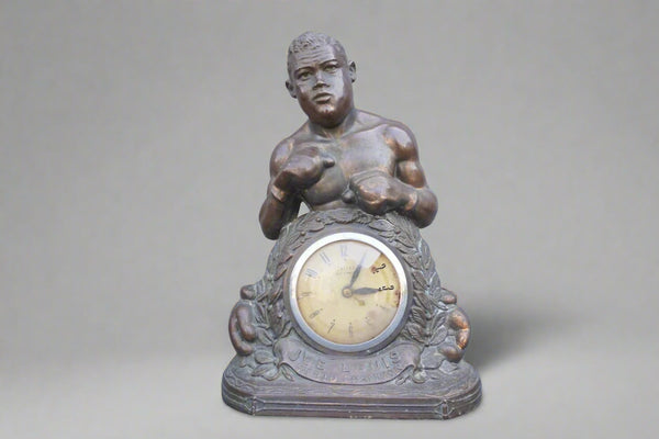 Joe Louis World Champion Clock, United Self Starting, Non Working A3301