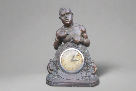 Joe Louis World Champion Clock, United Self Starting, Non Working A3301