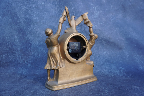 United Clock - We Do Our Part, Gibraltar Clock, Non Working A3302