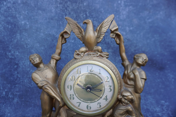 United Clock - We Do Our Part, Gibraltar Clock, Non Working A3302