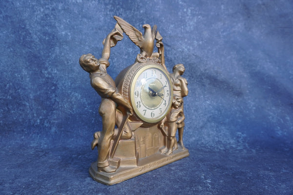 United Clock - We Do Our Part, Gibraltar Clock, Non Working A3302