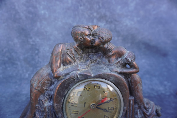 Sweethearts United Clock, Non-Working Condition A3305