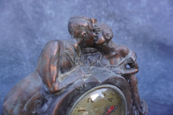 Sweethearts United Clock, Non-Working Condition A3305