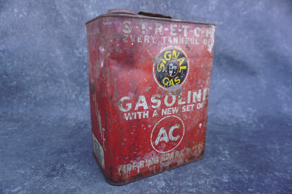 Signal Gas, Two Gallon Gasoline Can, Red A3312