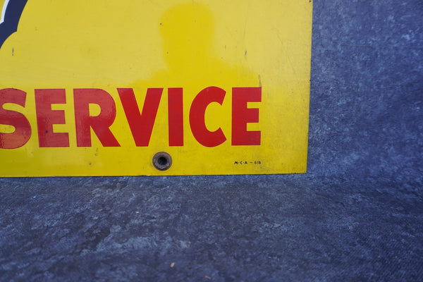 Clinton Service Chainsaw Signage, Double Sided A3315
