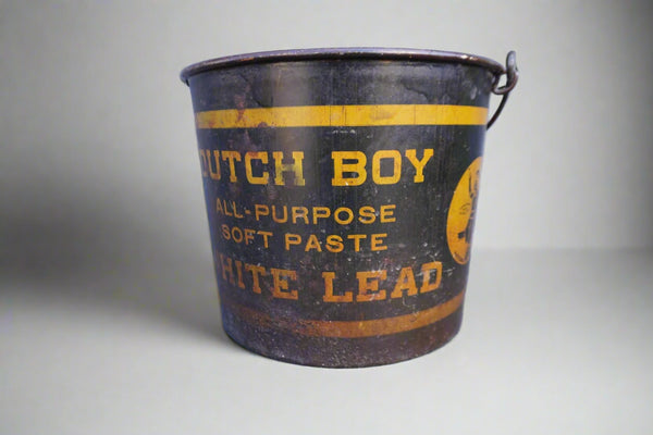 Dutch Boy White Lead Painting Bucket c.1920 A3316