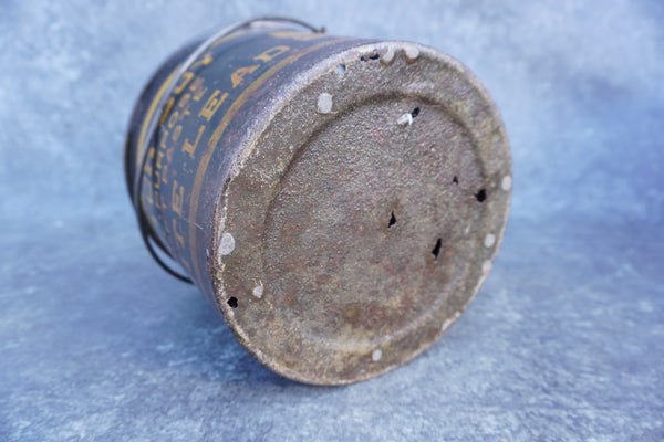 Dutch Boy White Lead Painting Bucket c.1920 A3316