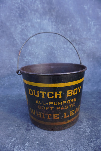 Dutch Boy White Lead Painting Bucket c.1920 A3316