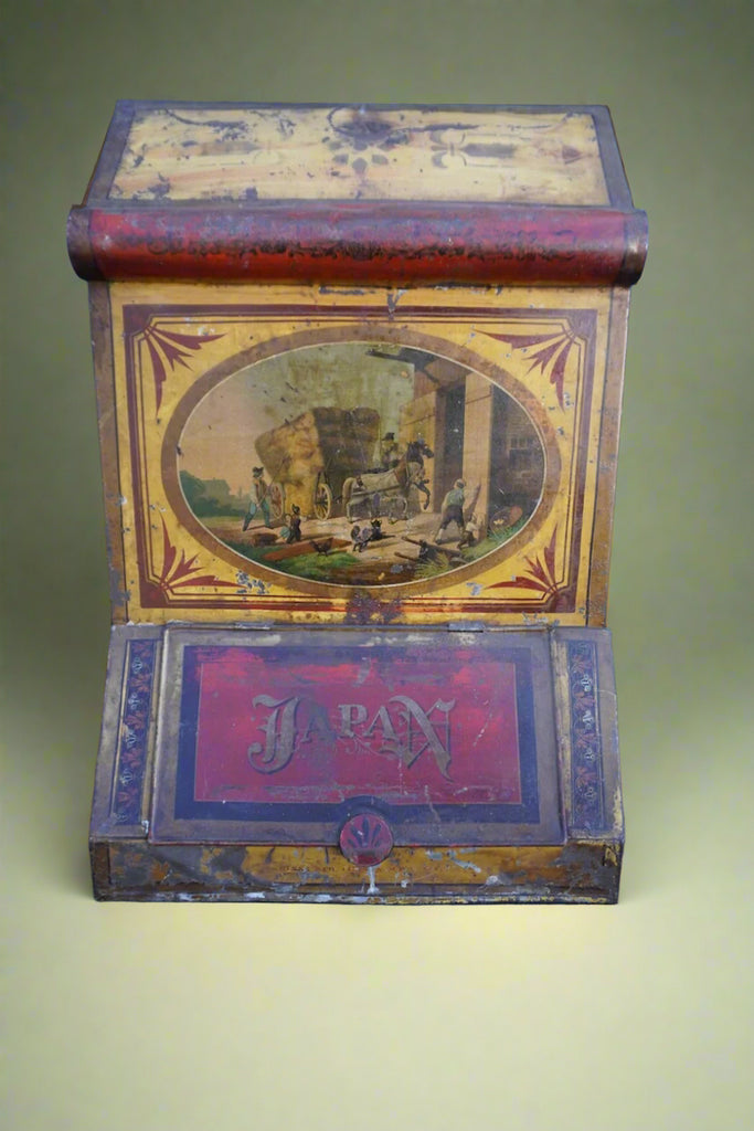 Japan Tea Tin, Ginna and Co. New York A3317