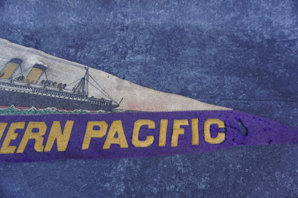 SS Northern Pacific Pennant c 1914 A3323