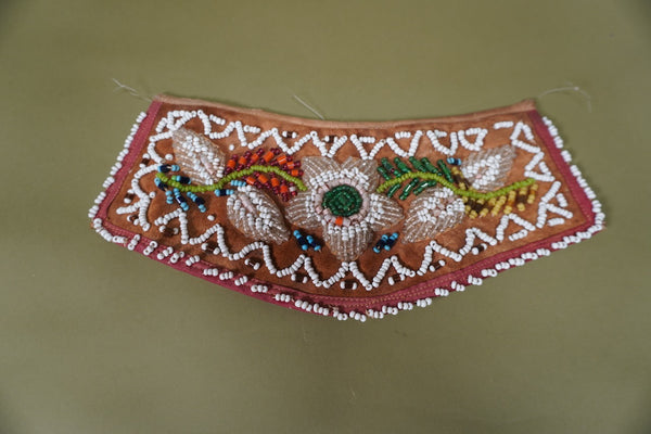 Iroquois Beaded Pad c 1910 A3328
