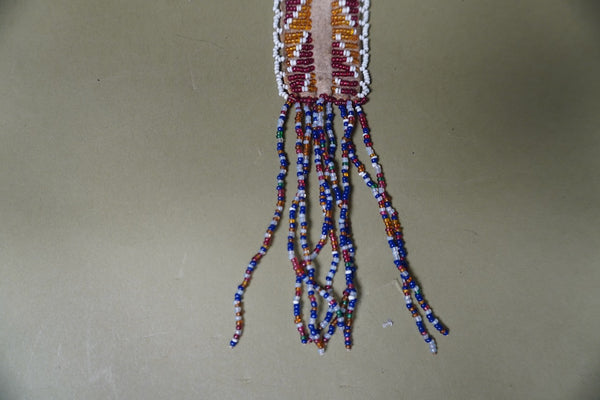 Plains Indian on the Plateau - Beadwork Watch Fob Case c 1910