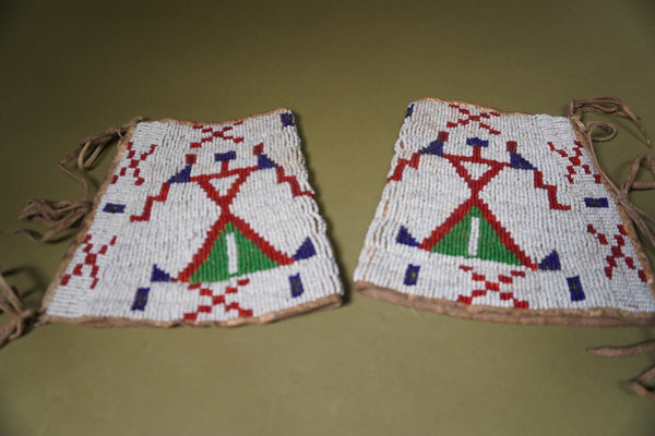 Plains Indian Ceremonial Arm Bands c 1920 A3334