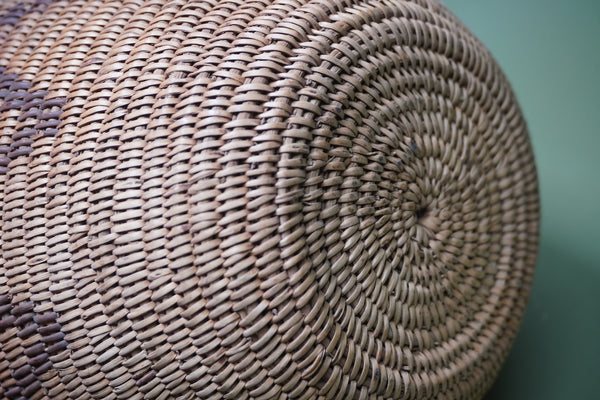 Native American Zig-Zag Basket - Late 19th Century A3348