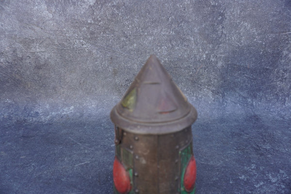 Huntley & Palmers Vintage Biscuit Tin: The Witch's Hat Lantern 1911 - Restored A3353