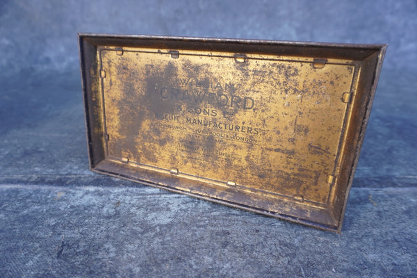 William Crawford & Sons Biscuit Manufacturers, Liverpool, London Faux Tortoise Shell Tin A3357