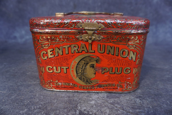 Central Union Cut Plug Tobacco Tin A3365