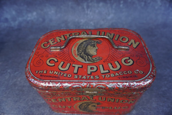 Central Union Cut Plug Tobacco Tin A3365