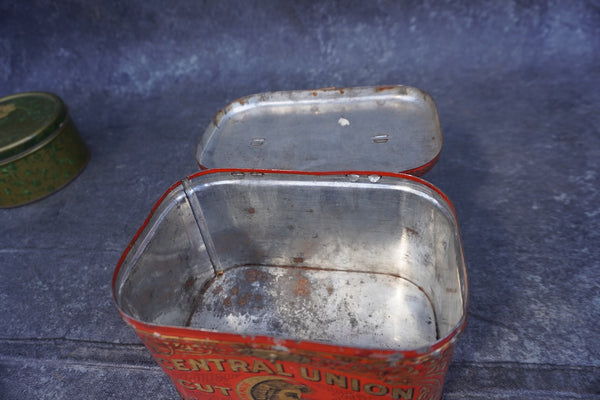 Central Union Cut Plug Tobacco Tin A3365