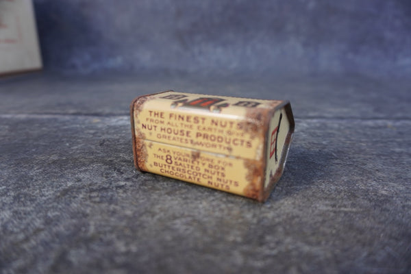 The Nut House Nut Tin 1950s-60s A3367