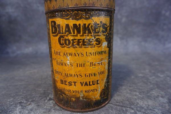 Blanke's Coffee Tins c 1900 A3369