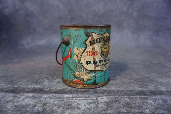 Monarch Teenie Weenie Popcorn Tin 1927 Rare A3371