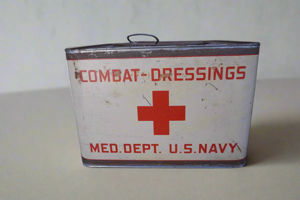 Combat Dressings Medical Box U.S. Navy A3373