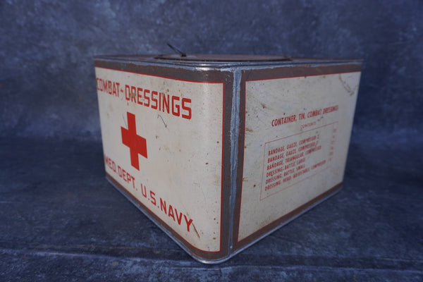Combat Dressings Medical Box U.S. Navy A3373