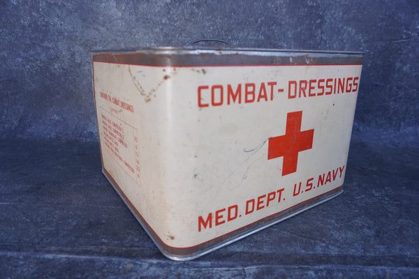 Combat Dressings Medical Box U.S. Navy A3373