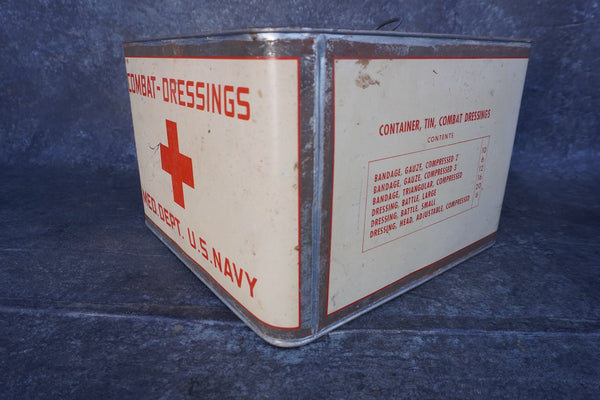 Combat Dressings Medical Box U.S. Navy A3373