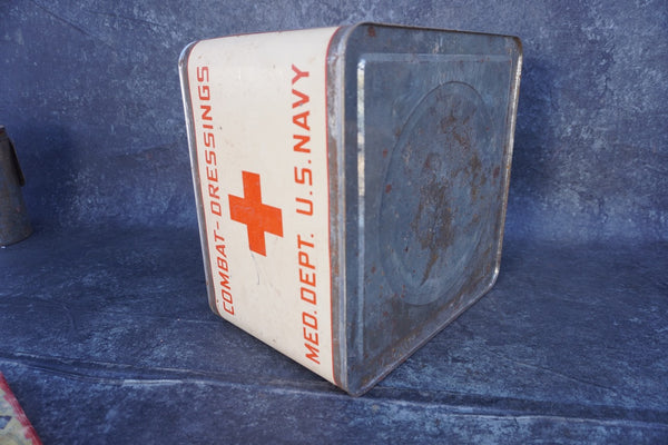 Combat Dressings Medical Box U.S. Navy A3373