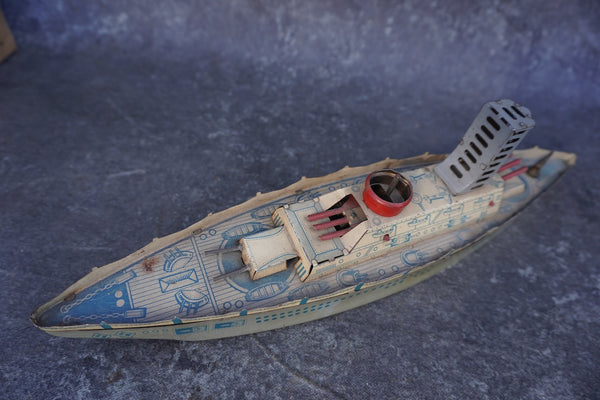 Battle Ship Toy c.1930s, Wolverine Manufacturing Co. A3380