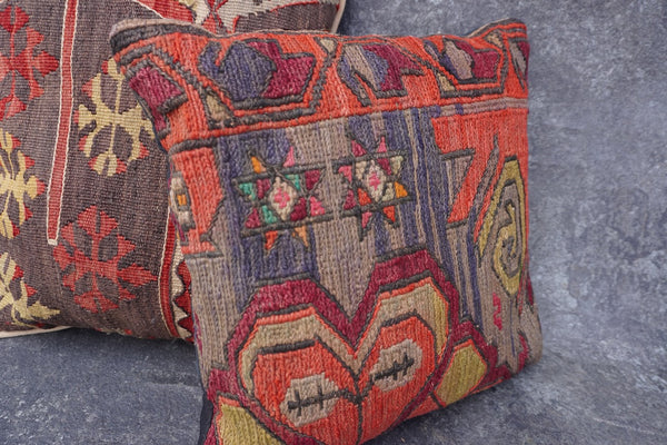 Set of 6 Kilim Rug Throw Pillows A3381