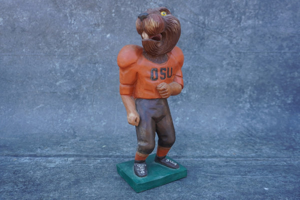 Folk Art Football Mascot OSU Beaver A3394