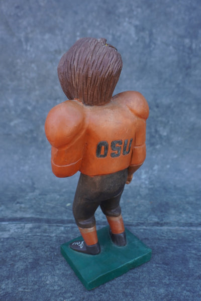 Folk Art Football Mascot OSU Beaver A3394
