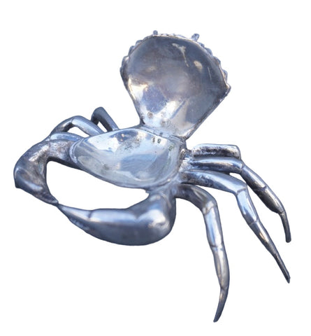 20th Century Sterling Silver Crab Box A3407