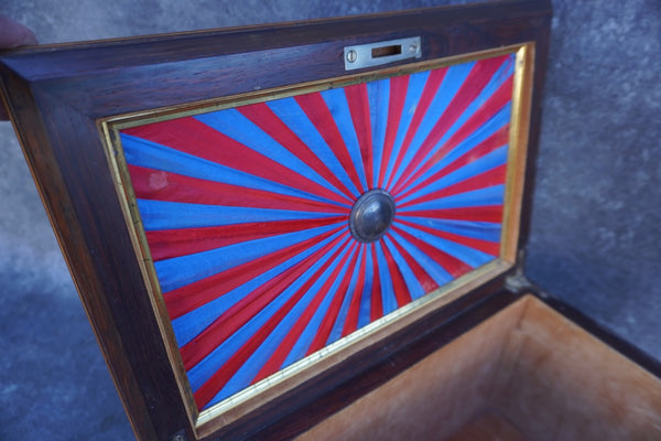 Victorian Marquetry Jewelry Box c.1880 A3409