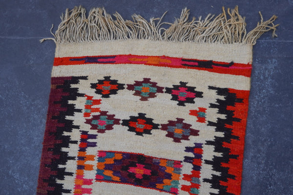 Vintage Mexican Kilim Rug A3449