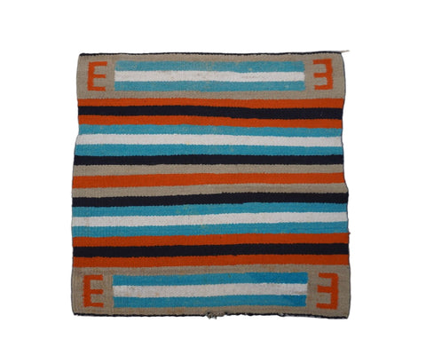 Vintage Striped Navajo Blanket A3451