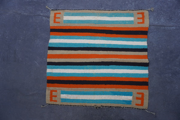 Vintage Striped Navajo Blanket A3451