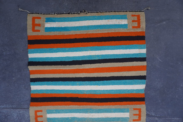 Vintage Striped Navajo Blanket A3451