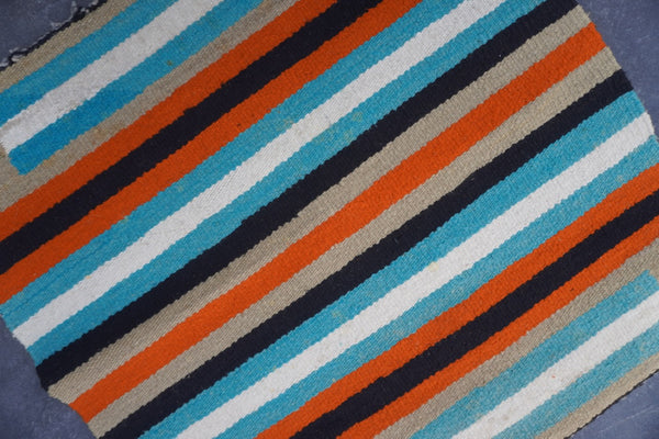 Vintage Striped Navajo Blanket A3451