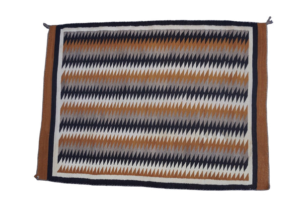Vintage Diamond Pattern Navajo Rug A3452
