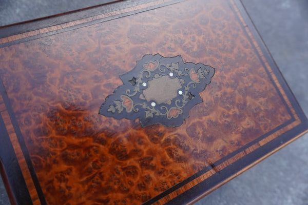 Maple and Tulipwood French Jewelry Box A3459