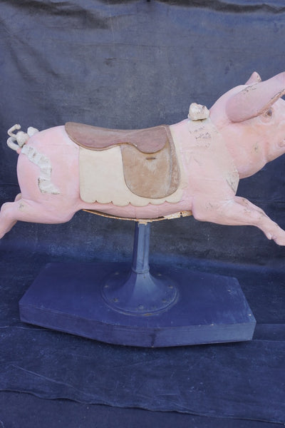 19th Century French Carousel Pig A3462