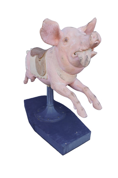 19th Century French Carousel Pig A3462