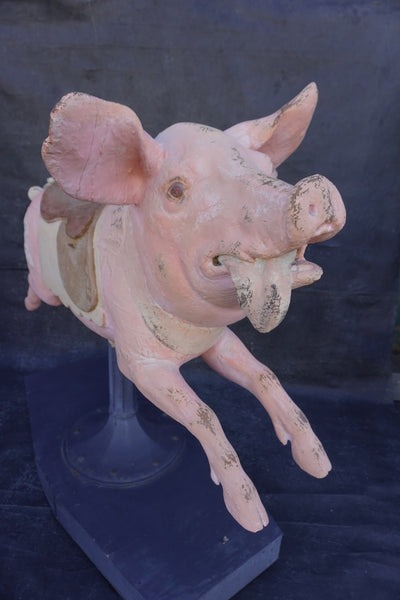 19th Century French Carousel Pig A3462